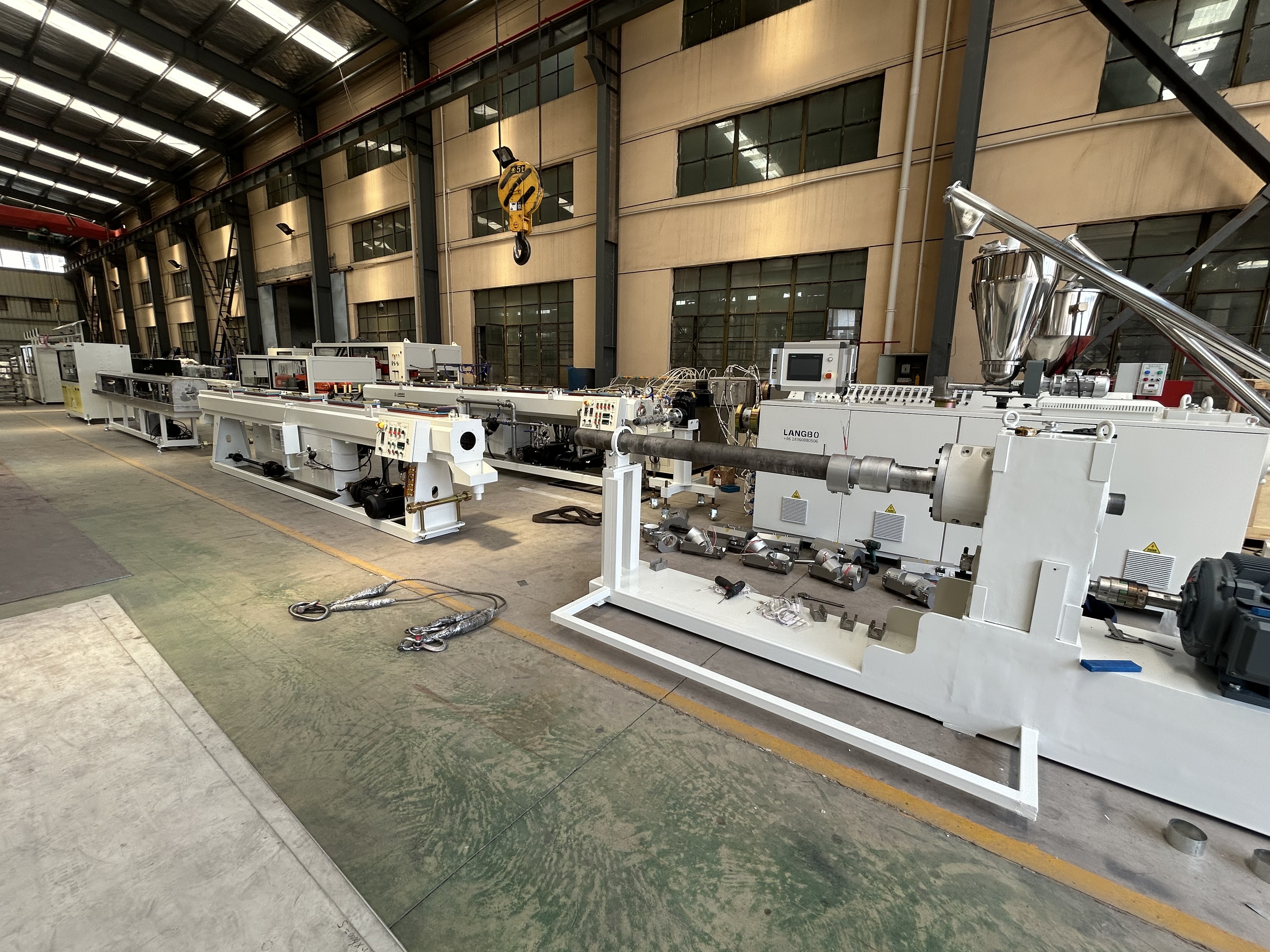Laatste bedrijfscasus over 20-63 mm PPR-buis-extrusielijn