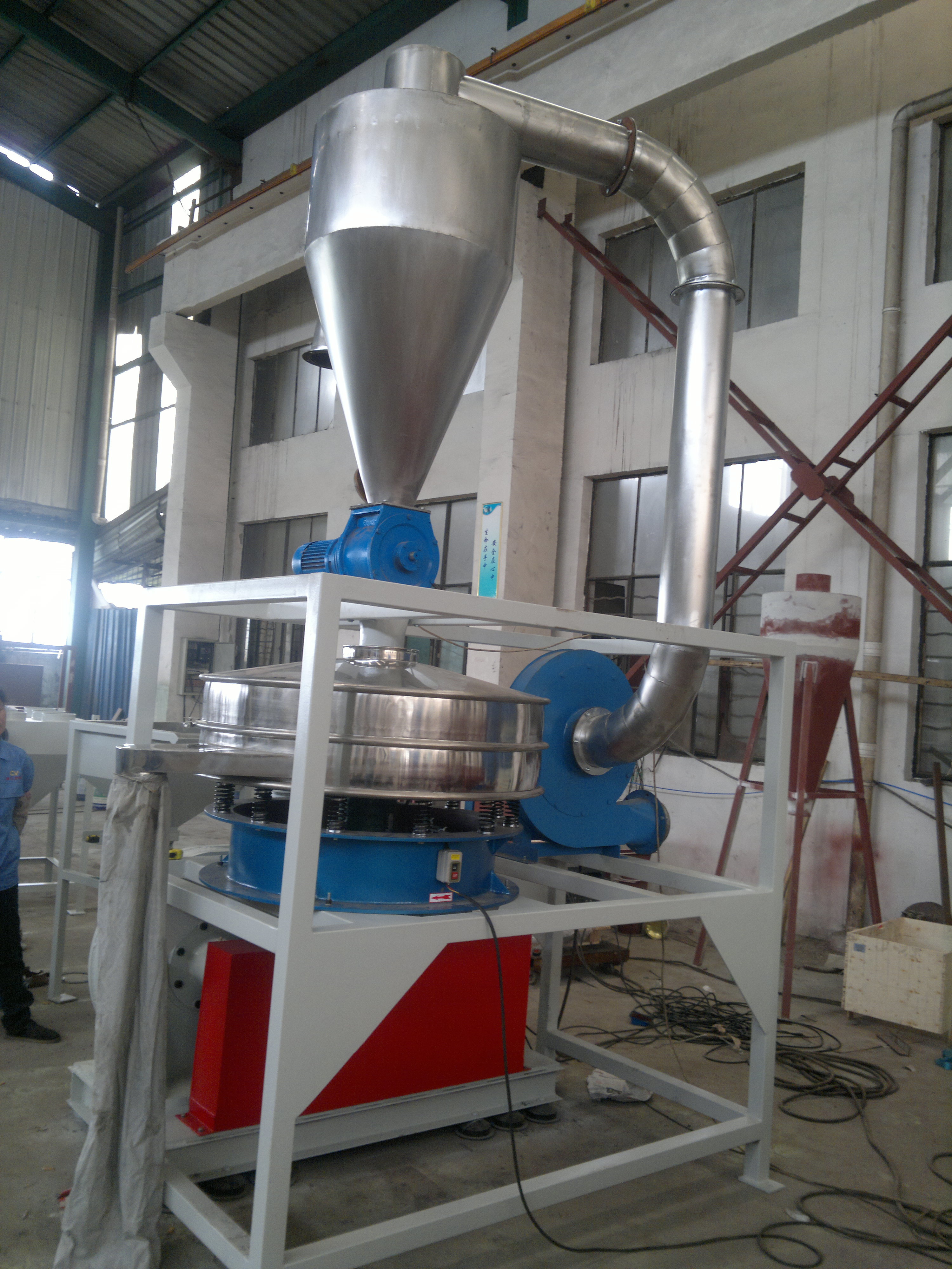 Laatste bedrijfscasus over PVC-plastic pulverizer machine