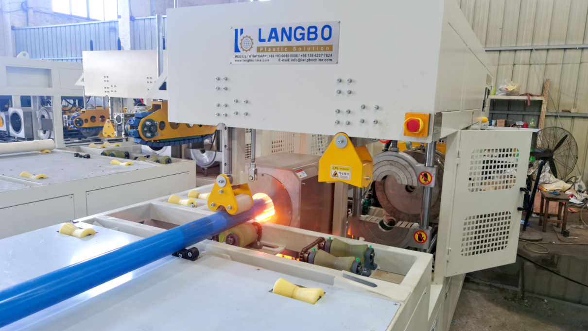 Laatste bedrijfscasus over Pipe Belling Machine voor de productie van PVC-irrigatiebuizen in Oekraïne