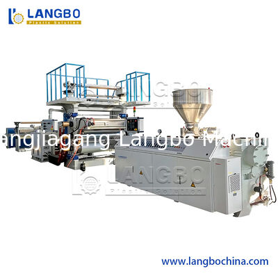 kwaliteit  Waterproof PVC Marble Sheet Production Line , PVC Plastic Sheet Extrusion Line Fabriek