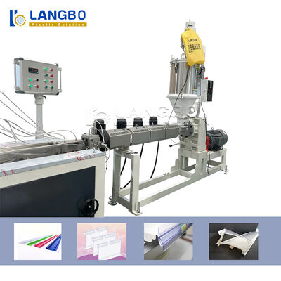 kwaliteit  PVC Price Tag Holder Extrusion Line | Customizable Sizes High Volume Fabriek