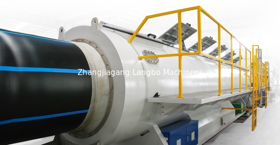 Hdpe PE pijp extrusie productielijn DN630mm touchscreen
