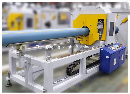 Eenvoudige schroef extruder 1200mm PE HDPE plastic buis één uitgang plastic machine