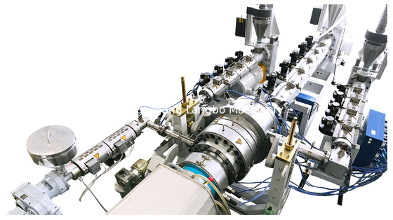 Eenvoudige schroef extruder / extrusie 315mm-450mm PE HDPE buismachine