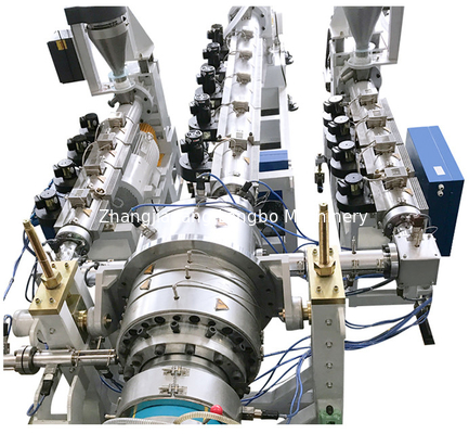 Eenvoudige schroef extruder 1200mm PE HDPE plastic buis één uitgang plastic machine