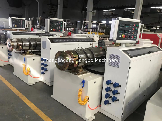 De tweelingmachine van de de Pijpproductie van pvc van de Schroefextruder met 120mm Schroefdiameter