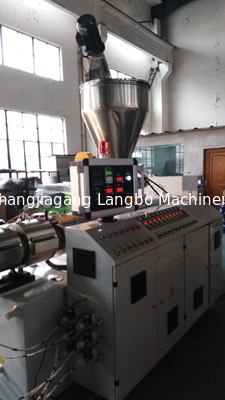 Tweelinglijn van de de Pijpextruder van Schroefpvc 16 - 630mm met 22 - 160KW-Macht