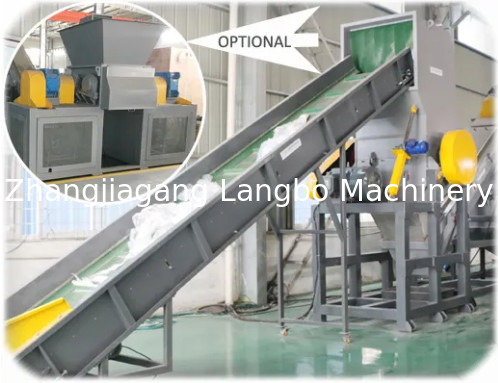Afval Plastic PE pp Film/Zakken die Machine 380V 14mm recycleren