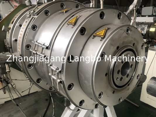 Productielijn voor het maken van landbouw-irrigatieteppijen met ingelegde ronde druppelbuizen