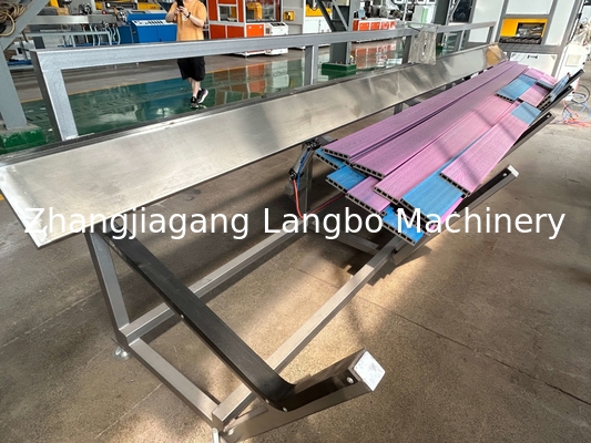 Co Outdoor Wpc-extrusielijn met 3D-pronkwerk