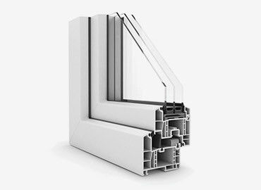 Assure PVC hoekprofiel maken machine met twee onafhankelijke sporen en 55 kW motor vermogen