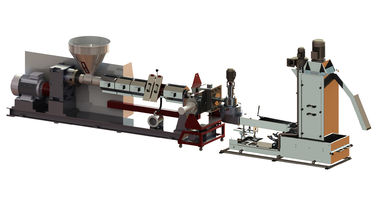 HDPE/HUISDIEREN Plastic Pelletiserende de Extruderenergie van het Machine Enige Stadium - besparing
