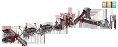 Hoge Prestaties Kringloop Plastic Machine, Plastic de Verwijderingsmachine van 200-1000kg/H