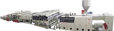 1220mm de Productielijn van de het Schuimraad van pvc, het Dubbele Materiaal van de Schroef Plastic Uitdrijving