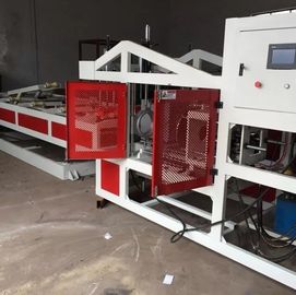 Online volledig automatische plastic PP PE PVC-pijp snijmachine met haul-off systeem