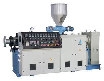Extruder van de hoge Capaciteits de Kegel Tweelingschroef voor het Profieluitdrijving van pvc/WPC-