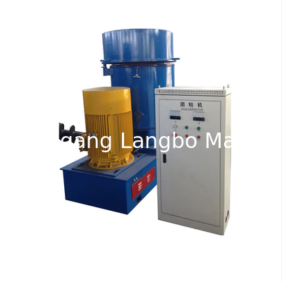 PLC 50-960 kg/h Plastic Agglomerator Machine voor PE/PP film