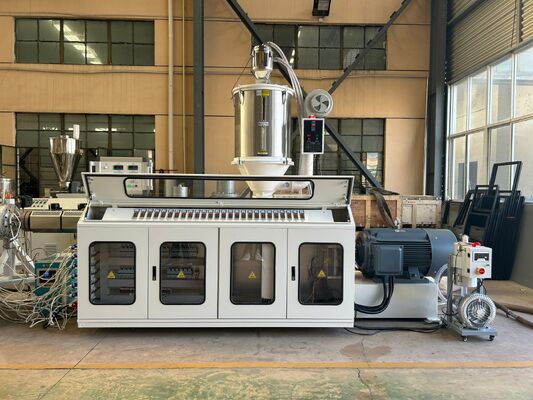 China 16-110mm High Density Polyethyleen Pipe Making Machine met  beide motor en PLC