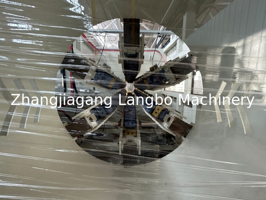 Grote diameter DN Grootte Dubbele/driehoekige wand HDPE PE Watervoorziening Grote diameter Plastic PP PPR HDPE PE Pprc Pipe Extrusie Productie Lijn Machine