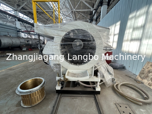Grote diameter DN Grootte Dubbele/driehoekige wand HDPE PE Watervoorziening Grote diameter Plastic PP PPR HDPE PE Pprc Pipe Extrusie Productie Lijn Machine