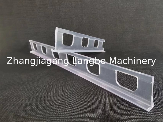 Precise Transparent PVC Price Tag Extrusion Line met conische tweescrew extruder