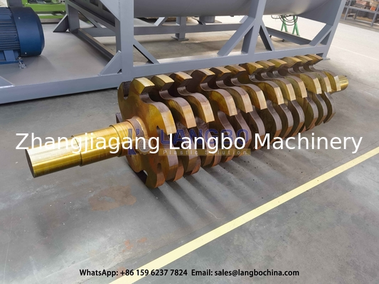 37 kW Breekmachine voor PVC-buizen Plastic Waste Recycling Machine Line