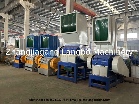 37 kW Breekmachine voor PVC-buizen Plastic Waste Recycling Machine Line