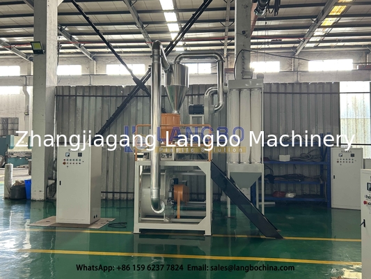 Afvalproduct van het profiel van plastic buizen Pulverizer Miller Machine