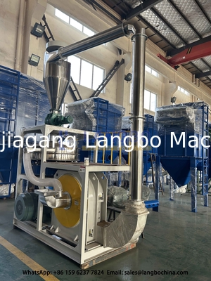 Afvalproduct van het profiel van plastic buizen Pulverizer Miller Machine