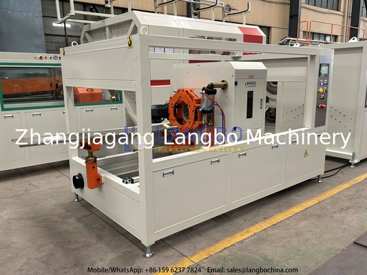 Goed uitvoermiddel PVC Plastic Single Wall Electric Protector Gekrompen slangbuis maken Extrusie Machine