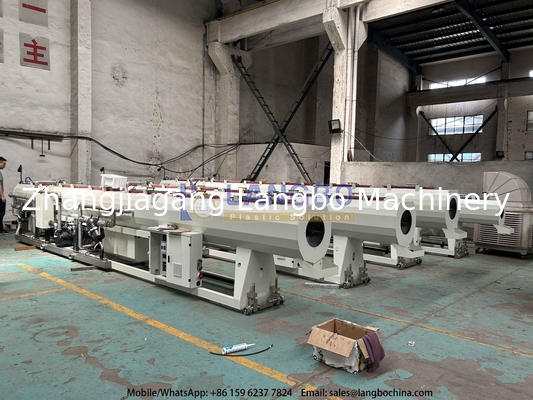 Productielijn voor PVC-U-afvoerbuizen van 75-250 mm met een hoge uitvoercapaciteit en de beste prestaties