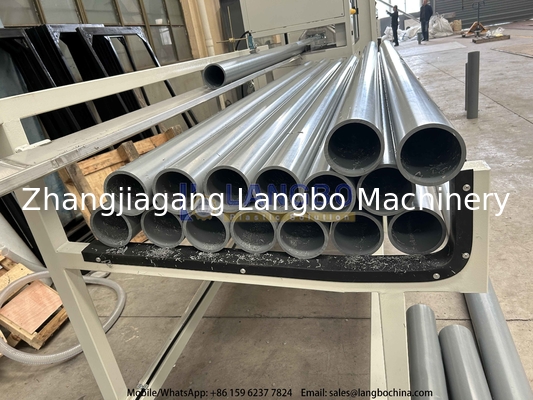 OPVC Pipe Extrusion Line 16-160mm PVC Pipe Maker Conical Twin Screw Extruder