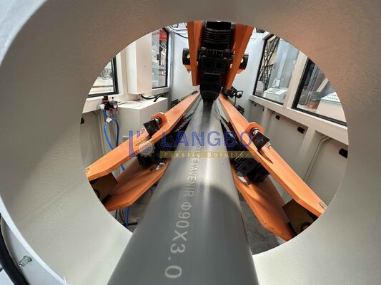 Motor PVC Pipe Machine Plastic Extrusion Line Hoog automatisch