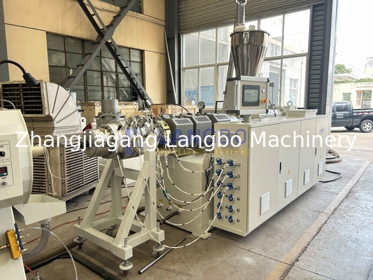 High Speed Advanced PVC Conduit Pipe Extrusion Machine voor UPVC en CPVC Productielijn Parallel Twin Screw Making Machine