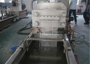 Enige PE van het Schroef Dubbele Stadium Plastic Pelletiserende Machine met PLC Controlesysteem