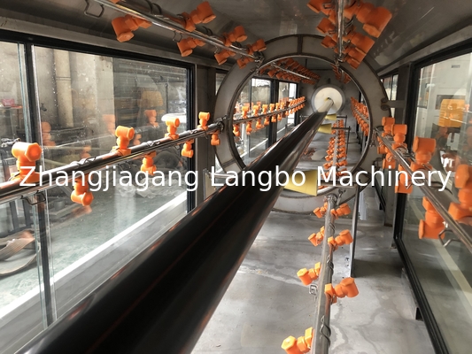 Machine voor het maken van buisbuizen met een enkele schroef