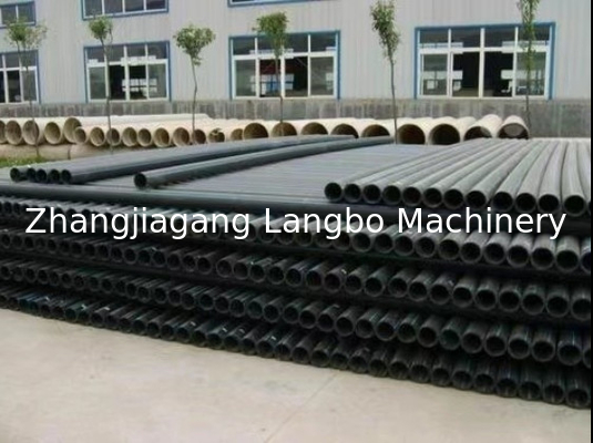 HDPE-buismachine PE-buis Plastic Extrusion Line met PLC-touchscreenbesturing
