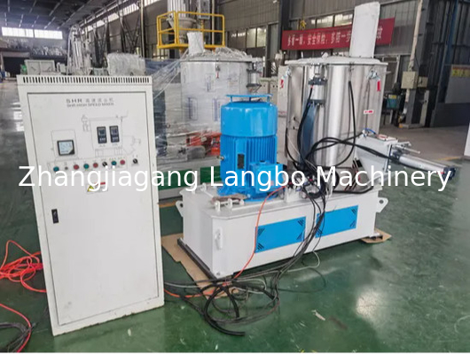 Duurzame kunststofpoedermengmachine met ABB Inverter Warmmixer Koudmixer PVC Mixing Unit Pipe Line Kunststofmixermachine