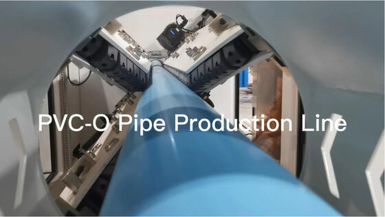 Plastic PVC Pipe Extruder Machine Uitgerust Met  Motor En ABB Inverter