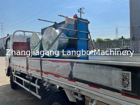 Doppelwerkstation PE irrigatipijp coiler voor diameter 16-63 mm