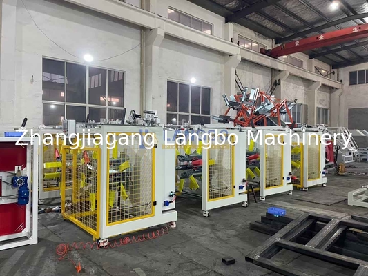 Volledig automatische dubbele schijfspeler voor 16-63 mm HDPE/Pert/LDPE, plastic windermachine