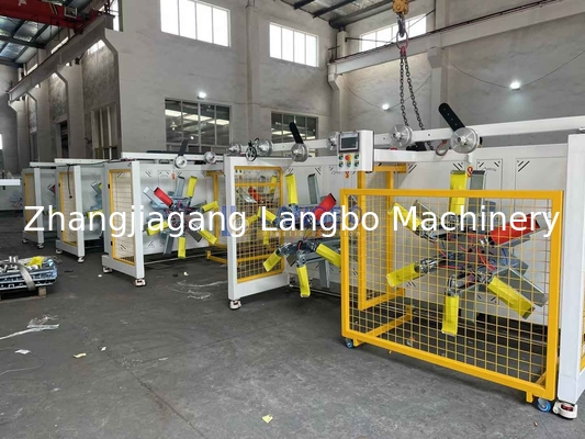 Volledig automatische dubbele schijfspeler voor 16-63 mm HDPE/Pert/LDPE, plastic windermachine