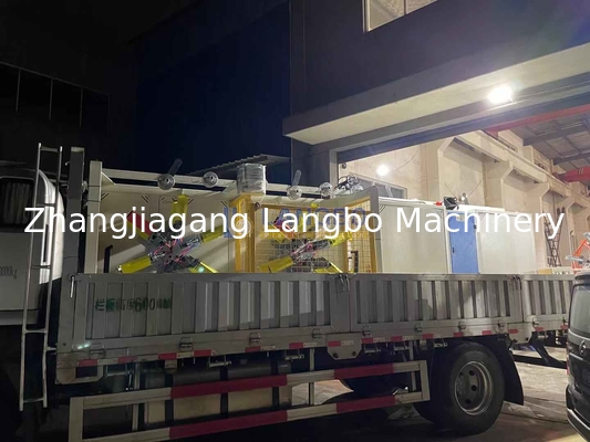 Volledig automatische dubbele schijfspeler voor 16-63 mm HDPE/Pert/LDPE, plastic windermachine