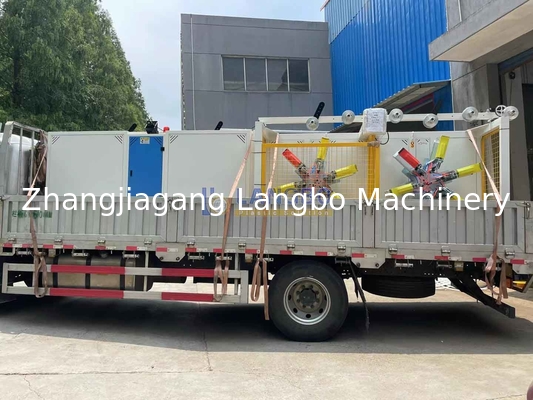 Volledig automatische dubbele schijfspeler voor 16-63 mm HDPE/Pert/LDPE, plastic windermachine