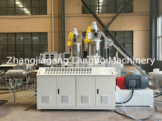 Kunststof PPR Dubbele Structurele Holle Wand Spiraalvormige Riolering Gegolfde Pijp Tank Extrusie Productie Fabriek Productielijn
