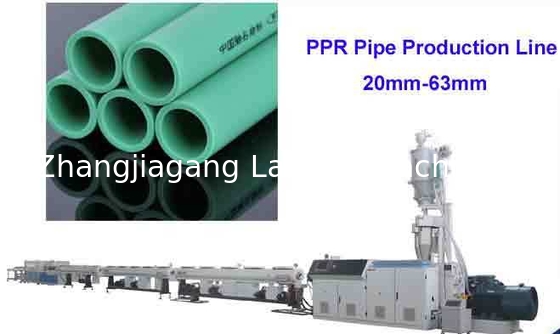 Hoogcapaciteit kunststof extrusielijn voor PPR bedrade klemverpakkingsslang PPR waterleiding met grote diameter en gasleidingproductie