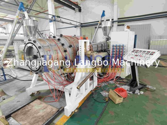 Plastic Water Supply Rigid Pipe Making Extruder Machine voor PE PPR PVC