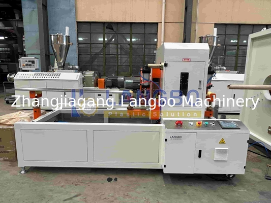 Nieuwe Wereldwijde Hot Sale Twin Screw Extruder voor PP PE Plastic en PVC Pijp Making Machine