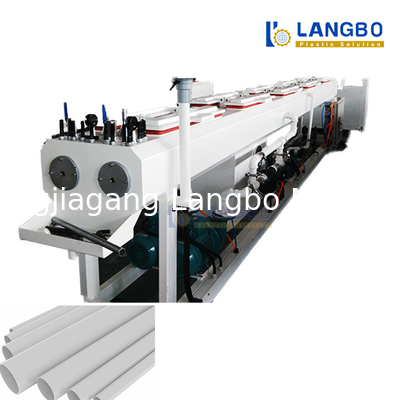 Plastic Pipe Extrusion Production Machine Conical Twin Screw voor PVC HDPE PPR Drainage Water Afvoer Elektriciteitsleiding slangbuis