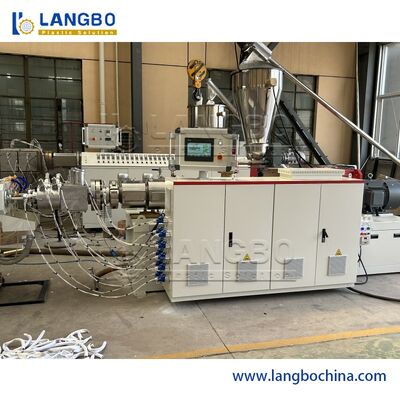 Automatische twee-schroef pvc-pijpmachine, pvc-slang productielijn